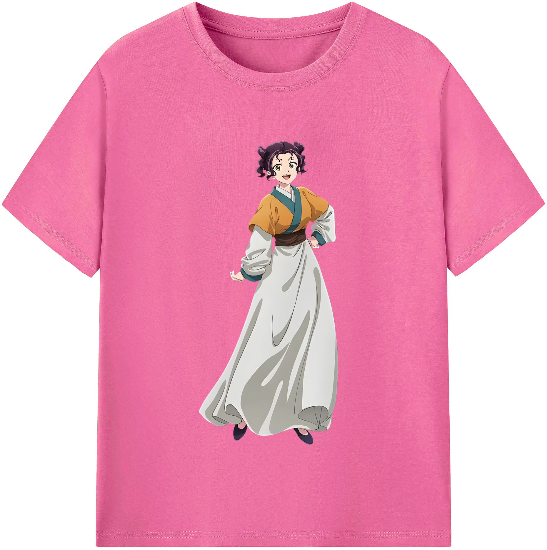 （画像用） 薬屋のひとりごと The Apothecary Diaries レディースカジュアルプリントTシャツ（綿100％）